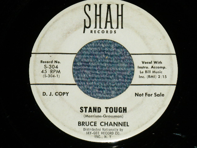 画像1: BRUCE CHANNEL - STAND TOUGH : COURT OF LOVE (Ex++/Ex++ WOL)   / 1964 US AMERICA ORIGINAL "WHITE LABEL PROMO" Used 7" SINGLE 