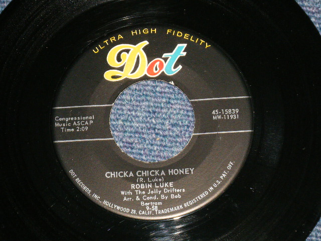 画像1: ROBIN LUKE - CHICKA CHICKA CHICKA : MY GIRL (Ex+++/Ex+++ STOL ) / 1958 US AMERICA  Original Used 7" Single  