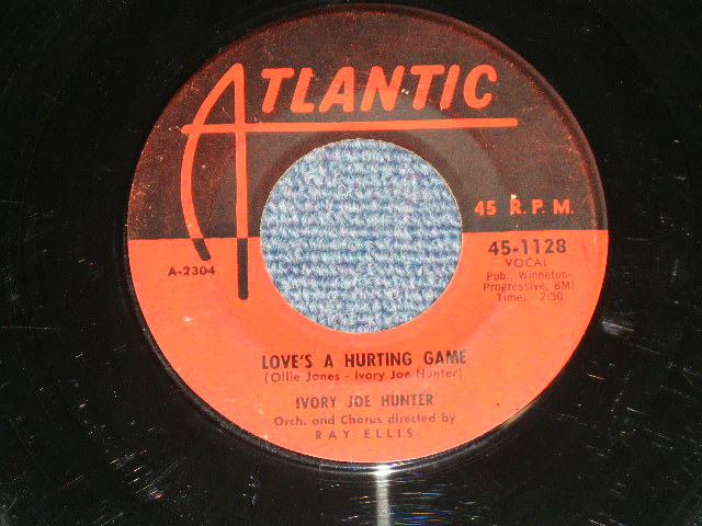 画像1: IVORY JOE HUNTER -  LOVE'S A HURTING GAME : EMPTY ARMS   (Ex+/Ex ) / 1957 US AMERICA ORIGINAL Used 7" Single  