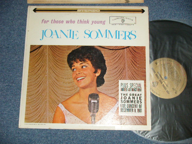 画像1: JOANIE SOMMERS - FOR THOSE WHO THINK YOUNG ( EX+/Ex++Tape Seam,STPOBC ) / 1962 US AMERICA  ORIGINAL  1st Press "GOLD LABEL" STEREO Used  LP  