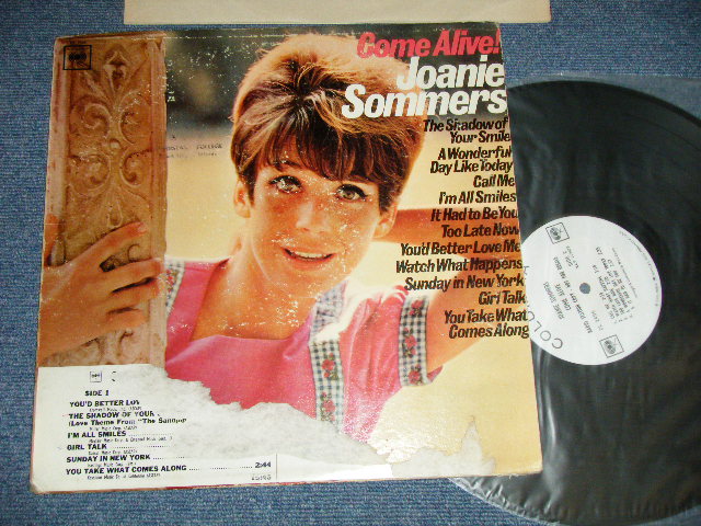 画像1: JOANIE SOMMERS -  COME ALIVE ( Ex/Ex+++ STAMP  )  / 1966 US AMERICA ORIGINAL "White Label PROMO" MONO Used LP  