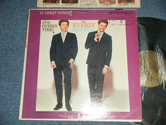 画像1: The EVERLY BROTHERS - IT'S EVERLY TIME! (Ex++/Ex++ Looks:Ex+++)  /1960 US AMERICA ORIGINAL 1st Press "GOLD Label" STEREO Used LP
