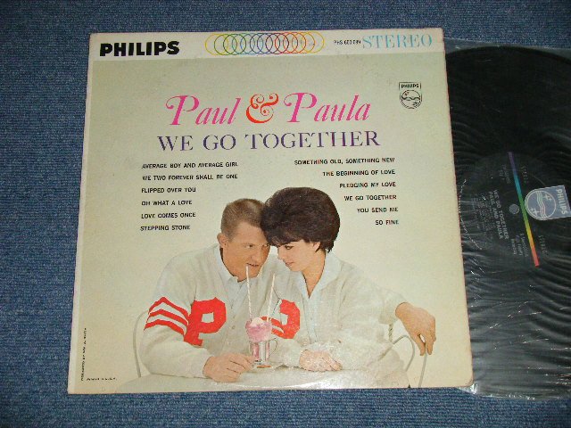 画像1: PAUL & PAULA - WE GO TOGETHER  ( Ex++/Ex+++ ) / 1963 US AMERICA ORIGINAL   STEREO Used LP 