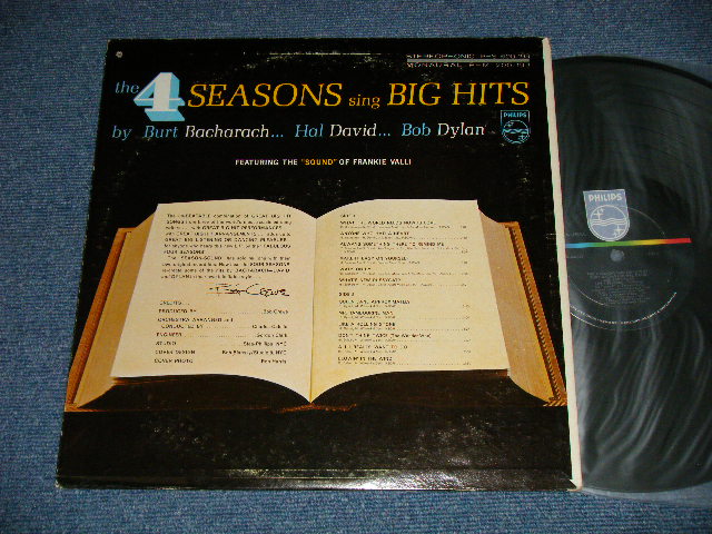 画像1: THE 4 FOUR SEASONS - SING BIG HITS by BURT BACHARACH, HAL DAVID... BOB DYLAN (Ex++/Ex++ A-3:Ex , BB)  / 1965 US AMERICA ORIGINAL MONO Used LP