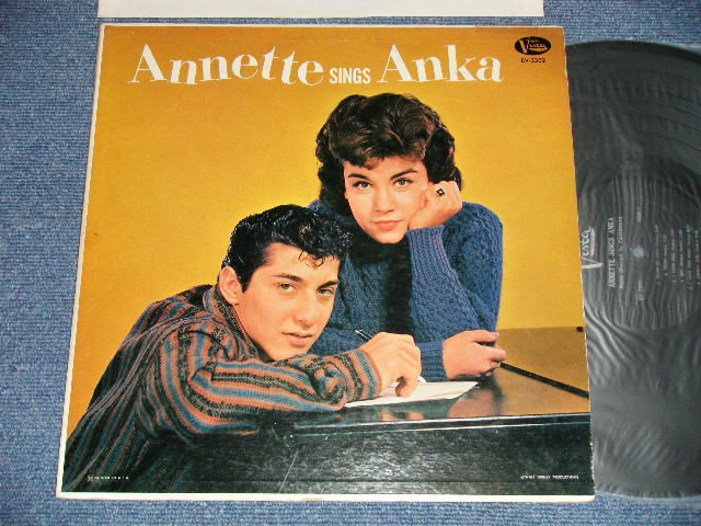 画像1: ANNETTE - ANNETTE SINGS ANKA (Ex++/Ex++ Looks:Ex, Ex+++  EDSP, Tape seam) / 1960 US AMERICA ORIGINAL MONO Used LP  