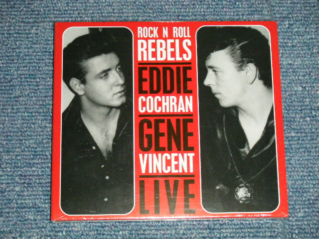 画像1: EDDIE COCHRAN & GENE VINCENT - LIVE ROCK 'N ROLL REBELS (Sealed) / 2009 GERMANY ORIGINAL "Brand New Sealed"  CD 