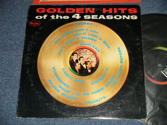 画像1: THE 4 FOUR SEASONS - GOLDEN HITS (Ex/Ex+++ WOL)   / 1963 US AMERICA ORIGINAL used LP