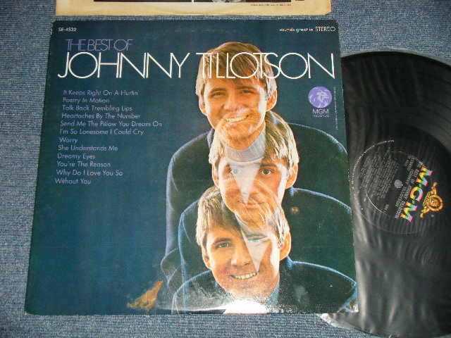 画像1: JOHNNY TILLOTSON -   THE BEST OF  OHNNY TILLOTSON( Ex++/Ex+++)  / 1968US AMERICA ORIGINAL STEREO  Used LP 
