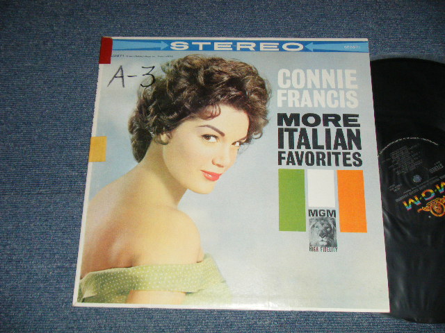 画像1: CONNIE FRANCIS -  MORE ITALIAN FAVORITES ( Ex/Ex+++ Looks:MINT- EDSP)    / 1960 US AMERICA ORIGINAL STEREO  Used LP 