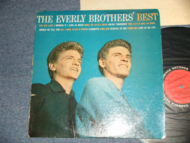 画像1: The EVERLY BROTHERS - The EVERLY BROTHERS' BEST  (Ex/Ex+ Looks:Ex++) / 1962?  US AMERICA  2nd Press "RED with BLACK Ring Label " :MONO Used LP  