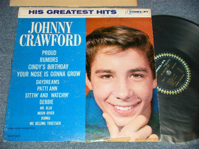 画像1: JOHNNY CRAWFORD - HIS GREATEST HITS (Ex/Ex- Looks:VG+++ EDSP, TAPESEAM)  / 1963 US AMERICA ORIGINAL MONO Used  LP  