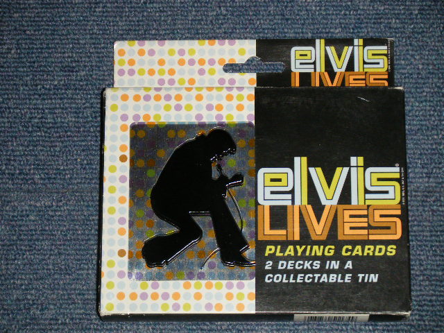 画像1: ELVIS PRESLEY - 2005 US PLAYING CARDS SET 2 DECKS IN A COLLECTABLE TIN SEALED  
