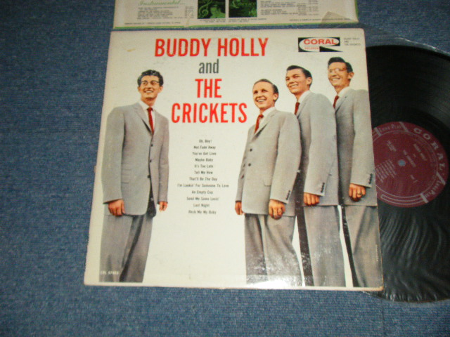 画像1: BUDDY HOLLY and THE CRICKETS - BUDDY HOLLY and THE CRICKETS (Ex++/Ex++ Looks:Ex+++SWOBC, EDSP)  / 1963 US AMERICA ORIGINAL on CORAL "MAROON LABEL" MONO Used LP 