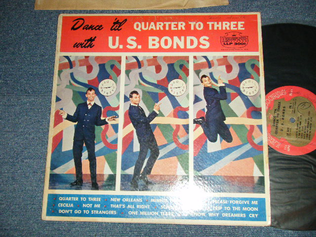 画像1: GARY U.S.BONDS - QUARTER TO THREE (Ex+. Ex-/Ex+ WOBC, WOL) / 1961 US AMERICA ORIGINAL MONO Used LP 