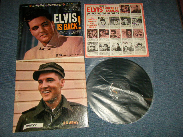 画像1: ELVIS PRESLEY - ELVIS IS BACK! ( Ex/Ex+ Looks:Ex++) / 1965 Version US AMERICA REISSUE STEREO Used LP  