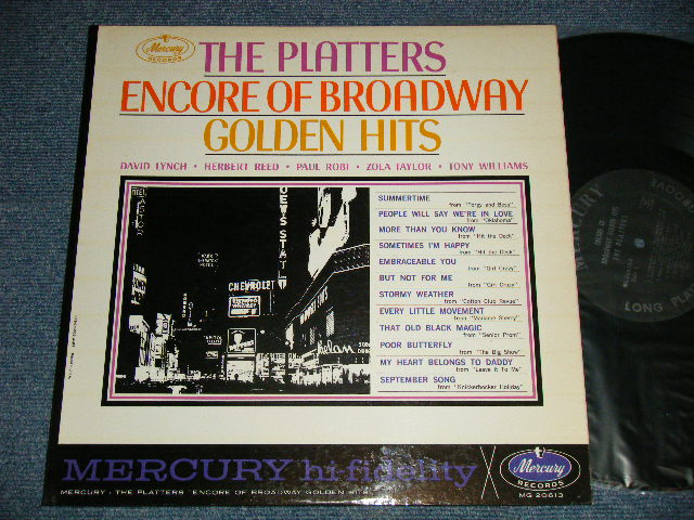 画像1: THE PLATTERS - ENCORE OF BROADWAY GOLDEN HITS (Ex+++/Ex+++)  / 1961  US AMERICA ORIGINAL MONO Used  LP  
