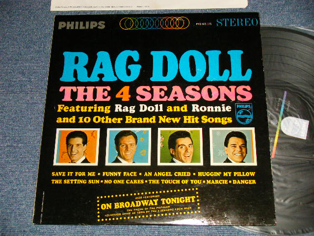 画像1: THE 4 FOUR SEASONS - RAG DOLL (Ex+++/Ex+++ Looks:MINT-)   / 1964 US AMERICA ORIGINAL STEREO used LP