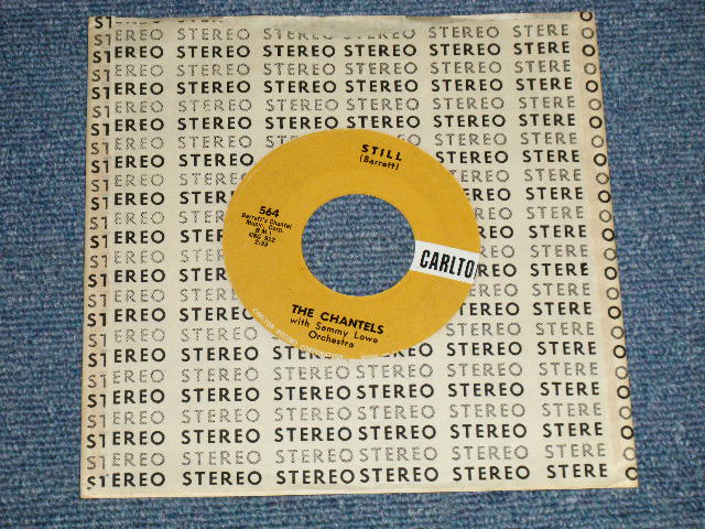 画像1: THE CHANTELS -  A)STILL  B) WELL, I TOLD YOU (Ex+/Ex+)/ 1961 US AMERICA Original Used 7" Single 