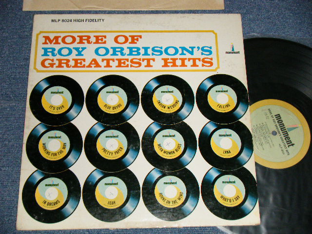 画像1: ROY ORBISON -  MORE OF ROY ORBISON'S GREATEST HITS  (Ex/VG+ EDSP)  /  1964 US AMERICA ORIGINAL MONO  Used LP 