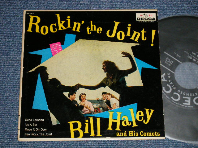 画像1: BILL HALEY and his COMETS - ROCKIN' THE JOINT (Ex++/Ex++) / 1958 US AMERICA ORIGINAL 7" EP With PICTURE SLEEVE