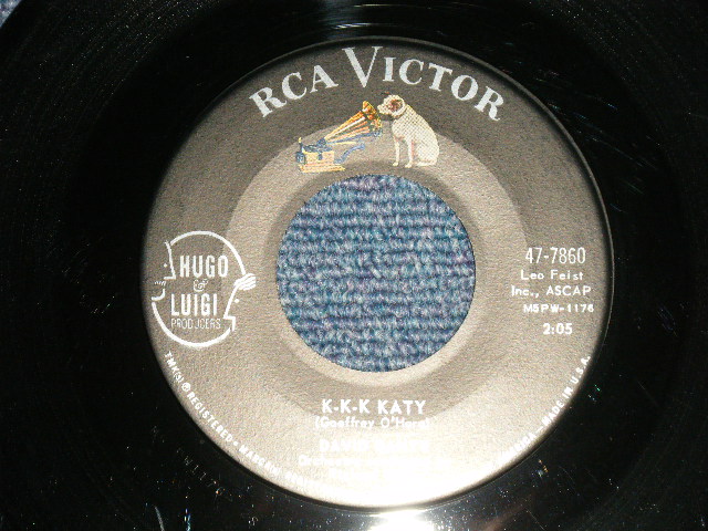画像1: DAVID DANTE - A) K-K-K KATY  B) SPEEDY GONZALES (Ex+++/Ex+++) / 1961 US AMERICA Original  Used 7" Single 