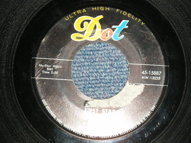 画像1: The TABS - A) FIRST STAR  B) AVENUE OF TEARS (VG+++/VG+++  Tearol) / 1958 US AMERICA Original Used 7" inch Single  