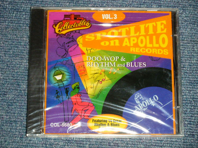 画像1: V.A.Various OMNIBUS - SPOTLITE ON APOLLO RECORDS VOL.3(SEALED) / 1996 US AMERICA ORIGINAL "BRAND NEW SEALED" CD