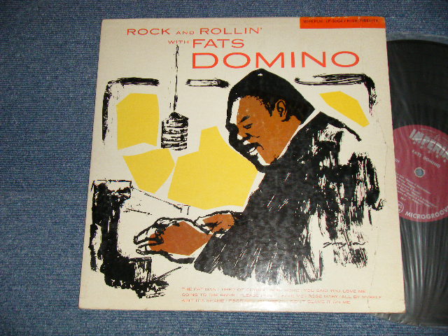 画像1: FATS DOMINO - ROCK AND ROLL WITH FATS DOMINO ( Ex++/VG  Looks:VG SEAM EDSP)  / 1956 US AMERICA ORIGINAL "1st press MAROON Label"  MONO Used  LP 