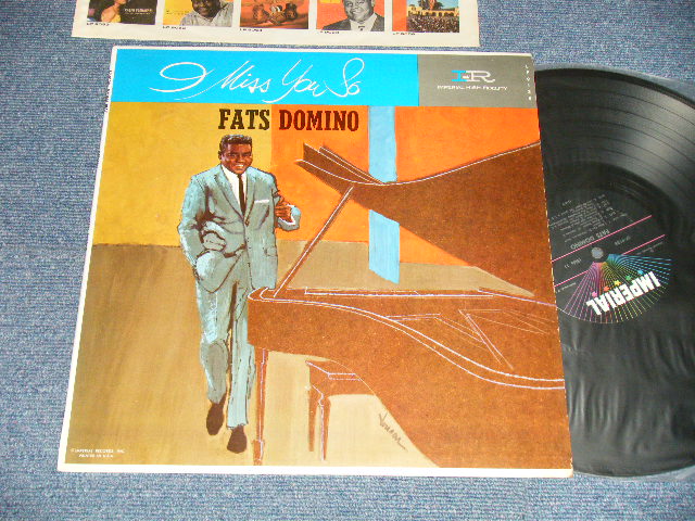 画像1: FATS DOMINO - I MISS YOU SO (MINT-/Ex++) /1961 US AMERICA ORIGINAL 1st press "BLACK with COLORED STARS at TOP Label"  MONO Used  LP 