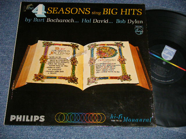 画像1: THE 4 FOUR SEASONS - SING BIG HITS by BURT BACHARACH, HAL DAVID... BOB DYLAN (MINT-/MINT-)  / 1965 US AMERICA ORIGINAL MONO Used LP