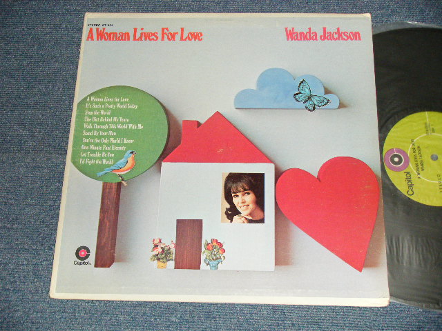 画像1: WANDA JACKSON - A WOMAN LIVES FOR LOVE ( Ex++/Ex+++ WOBC) / 1970 US AMERICA ORIGINAL "CAPITOL RECORD CLUB Release" Used  LP