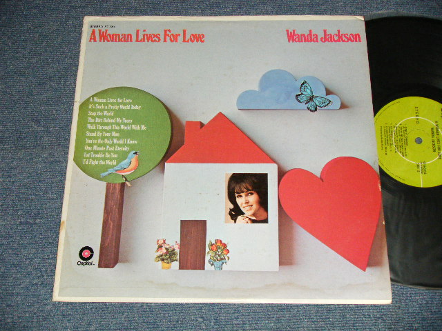 画像1: WANDA JACKSON - A WOMAN LIVES FOR LOVE ( Ex++/VG+++ Looks:Ex+, Ex+++) / 1970 US AMERICA ORIGINAL "CAPITOL RECORD CLUB Release" Used  LP