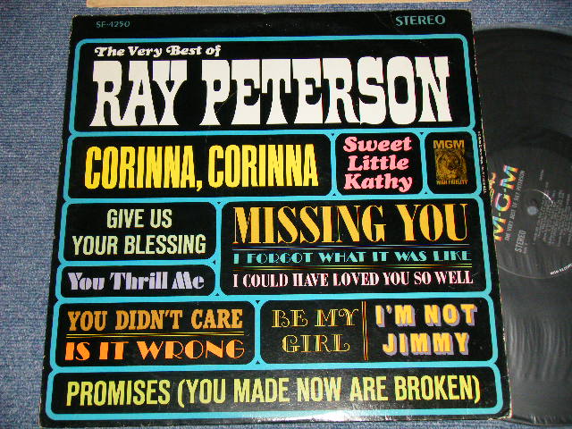 画像1: RAY PETERSON - THE VERY BEST OF (Included PHIL SPECTOR'S WORKS)  (Ex++/Ex+++ Looks:Ex++) / 1964 US AMERICA ORIGINAL STEREO Used LP 