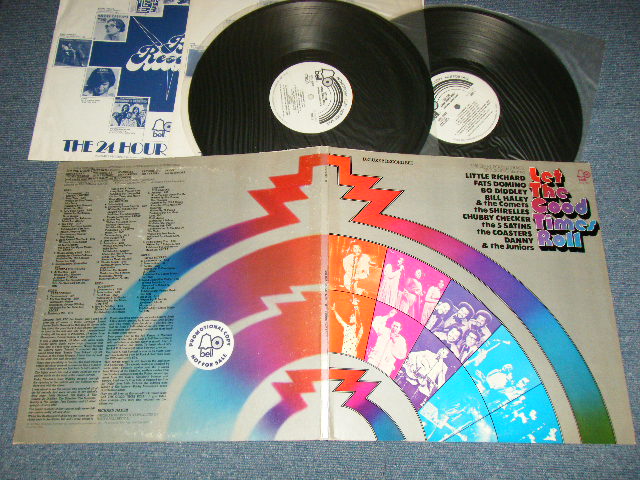 画像1:  V.A. Various - LET THE GOOD TIMES ROLL (Original Sound Track Recording) (Ex++/MINT- EDSP) / 1973 US AMERICA ORIGINAL "WHITE LABEL PROMO" Used 2-LP'S 