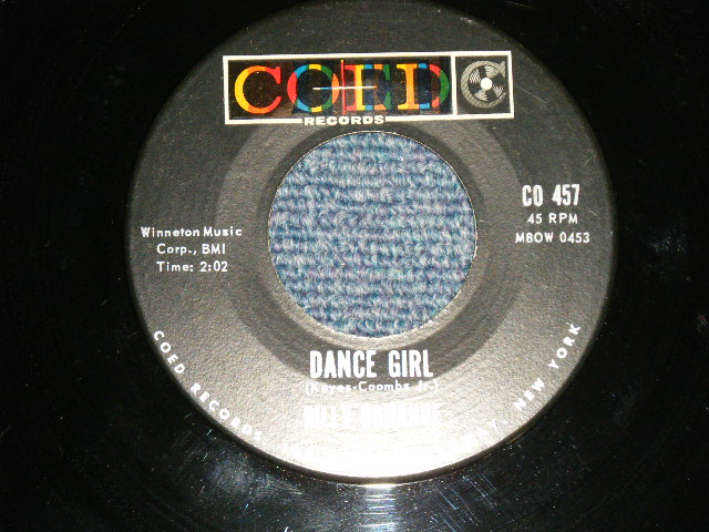 画像1: BILLY DONAHUE - A) DANCE GIRL  B) LEADING LADY (Ex++/Ex++) / 1961 US AMERICA Original  Used 7" Single 