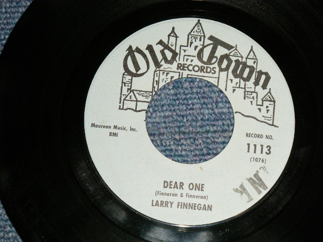 画像1: LARRY FINEGAN - A) DEAR ONE  B) CANDY LIPS (DREAMY TEEN GIRL TEEN POP)  (Ex/Ex CLOUDED, "NR" STAMP) / 1961 US AMERICA ORIGINAL Used 7" SINGLE  