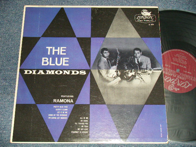 画像1: The BLUE DIAMONDS - The BLUE DIAMONDS (Ex, Ex+++/Ex+++ STEAROFC) / 1961 US AMERICA ORIGINAL 1st Press "MAROON with ffrr Label" MONO Used  LP