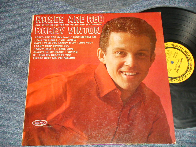 画像1: BOBBY VINTON - ROSES ARE RED (Ex+++, Ex++/MINT-)/ 1962  US AMERICA ORIGINAL 1st Press "YELLOW Label" MONO Used LP  