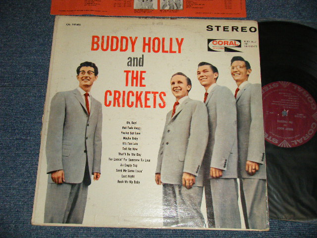 画像1: BUDDY HOLLY and THE CRICKETS - BUDDY HOLLY and THE CRICKETS (Ex+/Ex++ Looks:Ex)  / 1963 US AMERICA ORIGINAL on CORAL LABEL STEREO Used LP  