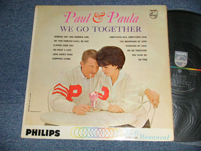 画像1: PAUL & PAULA - WE GO TOGETHER (Ex++/Ex++ EDSP) /1963 US AMERICA ORIGINAL MONO Used LP 