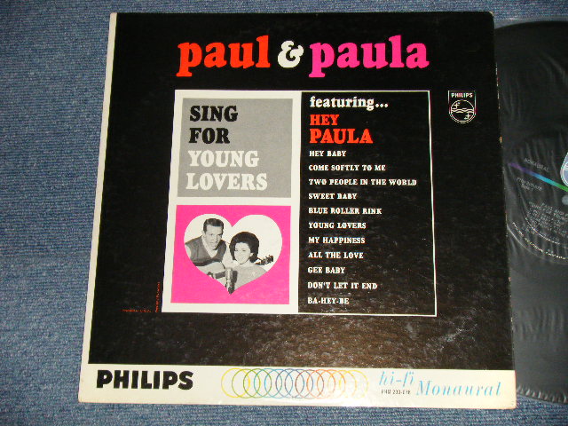 画像1: PAUL & PAULA - SING FOR YOUNG LOVERS (Ex++/Ex++) /1963 US AMERICA ORIGINAL MONO Used LP 