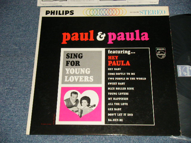 画像1: PAUL & PAULA - SING FOR YOUNG LOVERS (Ex+++/Ex+++) /1963 US AMERICA ORIGINAL STEREO Used LP 