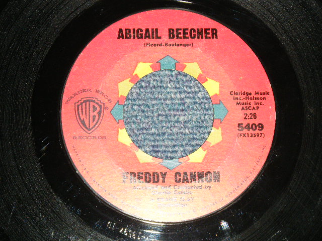 画像1: FREDDY CANNON - A)  Abigail Beecher  B) All American Girl (Ex/++Ex++) / 1964 US AMERICA ORIGINAL Used 7" Single 