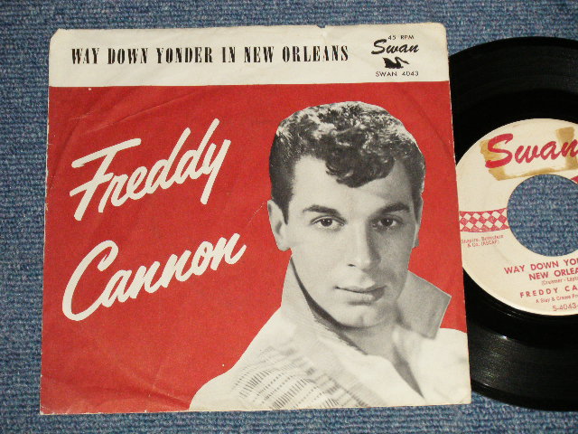 画像1: FREDDY CANNON - A) Way Down Yonder In New Orleans  B) Fractured (Ex+/Ex+, Ex+) / 1959 US AMERICA ORIGINAL  Used  7" Single  with PS PICTURE SLEEVE 