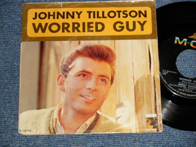 画像1: JOHNNY TILLOTSON - A) Worried Guy  B) Please Don't Go Away(Ex+/Ex++) / 1964 US AMERICA ORIGINAL Used 7" SINGLE  with PS Picture Sleeve 