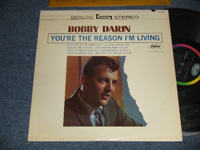 画像1: BOBBY DARIN - YOU'RE THE REASON I'M LIVING (Ex++/Ex+++) / 1963 US AMERICA ORIGINAL STEREO Used LP 