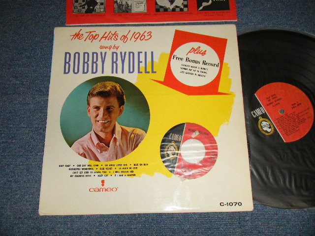 画像1: BOBBY RYDELL - TOP HITS OF 1963 : with BONUS 45's (Ex++/Ex- Looks:VG++) / 1964 US AMERICA ORIGINAL MONO Used LP + 45's