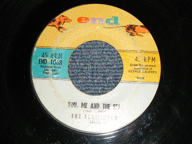 画像1: THE FLAMINGOS - A) YOU, ME AND THE SEA  B) NOBODY LOVES ME LIKE YOU (VG+++/Ex) / 1960 US AMERICA ORIGINAL Used 7" inch SINGLE 