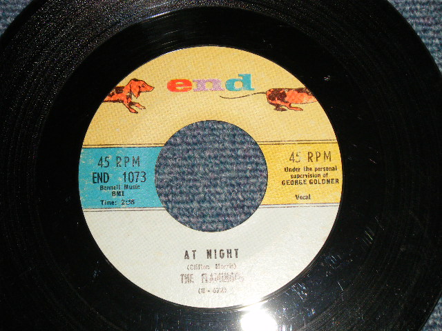 画像1: THE FLAMINGOS - A) AT NIGHT  B) MIOSMORE (Ex/Ex+) / 1960 US AMERICA ORIGINAL Used 7" inch SINGLE 