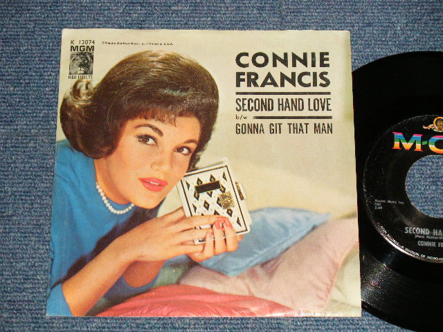 画像1: CONNIE FRANCIS - A) SECOND HAND LOVE (Phil Spector Works)  B) GONNA GIT THAT MAN (Ex+++/Ex+++) / 1962 US AMERICA ORIGINAL Used 7" SINGLE With PICTURE SLEEVE 